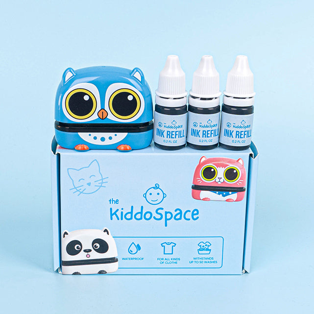 KiddoStempel™ - Sort blækstempelbundle